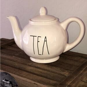 New Rae Dunn OG LL 2017 Teapot w/ Dimples Original